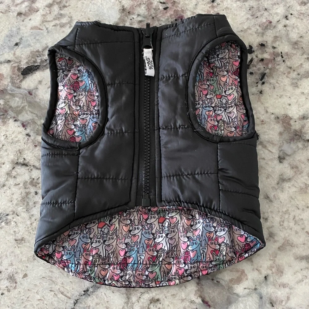 NWOT BOBS from Skechers Doggie Daycare Puffer Dog Vest Reversible Pet Vest XS